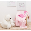 Плед детский (90x90 см) Фламинго