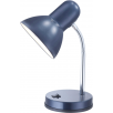 Настольная лампа Globo 2486, синий, E27, 1x40W