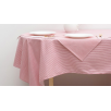 Скатерь с салфетками (145x200 см) Розовые полоски