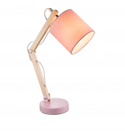 Настольная лампа GLOBO 21513, розовый, E14, 1x40W