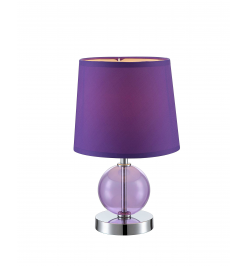 Настольная лампа Globo 21666, фиолетовый, E14, 1x40W