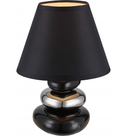 Настольная лампа Globo 21687, черный, E14, 1x40W