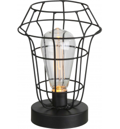 Настольная лампа декоративная Globo 28195, черный, LED, 1x0,06W