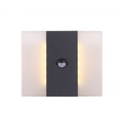 Светильник уличный с датчиком движения Globo 34167S, черный, LED, 1x11,6W
