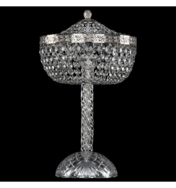 Настольная лампа декоративная Bohemia Ivele Crystal 1911 19111L4/25IV Ni