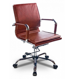Кресло компьютерное Бюрократ CH-993-low коричневое