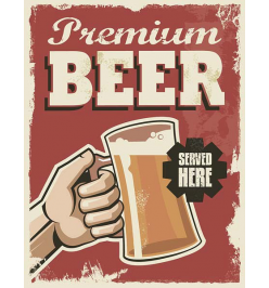 Картина (30х40 см) Premium beer ME-105-320