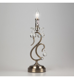 Настольная лампа декоративная Eurosvet Etna 12505/1T античная бронза Strotskis