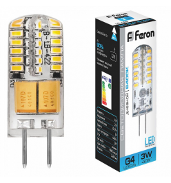 Лампа светодиодная Feron LB-422 G4 3Вт 6400K 25533
