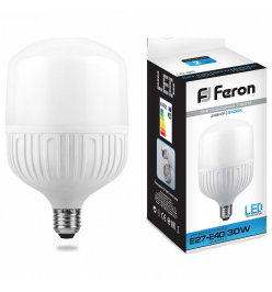Лампа светодиодная Feron Saffit LB-65 E27-E40 30Вт 6400K 25537