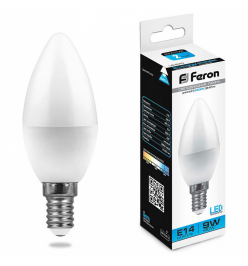 Лампа светодиодная Feron Saffit LB-570 E14 9Вт 6400K 25800