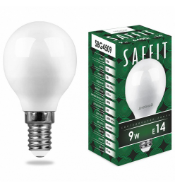 Лампа светодиодная Feron Saffit SBG4509 E14 9Вт 6400K 55125
