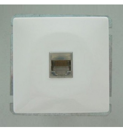 Розетка двойная Ethernet RJ-45 без рамки Imex 1611L 1611L-S100