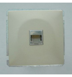 Розетка двойная Ethernet RJ-45 без рамки Imex 1611L 1611L-S340