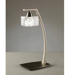 Настольная лампа декоративная Zen Satin Nickel 1447