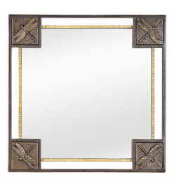 Зеркало настенное (72x72 см) Стрекозы V20043
