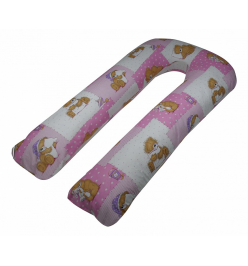Подушка для беременных (80x140x35 см) Мишки