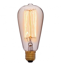 Лампа накаливания Sun Lumen ST64 E27 40Вт 2200K 051-910