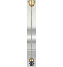 Светильник подвесной Globo A4, золото, E27, 1x60W