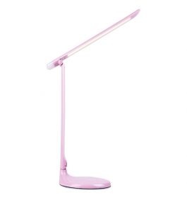 Настольная лампа офисная Ambrella DE550 DE551 PI розовый LED 3000-6400K 8W