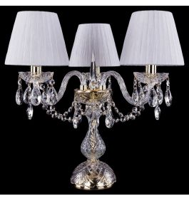 Настольная лампа декоративная Bohemia Ivele Crystal 5706 1406L/3/141-39/G/SH32-160