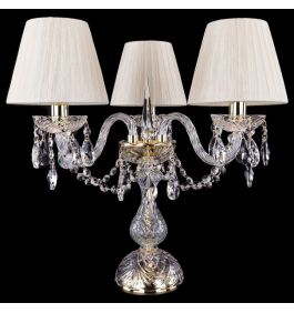 Настольная лампа декоративная Bohemia Ivele Crystal 5706 1406L/3/141-39/G/SH33-160