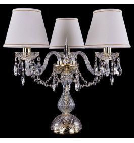 Настольная лампа декоративная Bohemia Ivele Crystal 5706 1406L/3/141-39/G/SH40A-160
