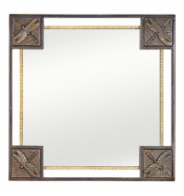 Зеркало настенное (72x72 см) Стрекозы V20043