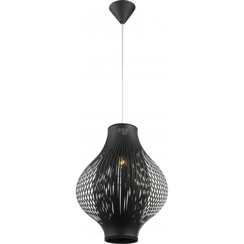 Светильник подвесной Globo 15077, черный, E27, 1x60W