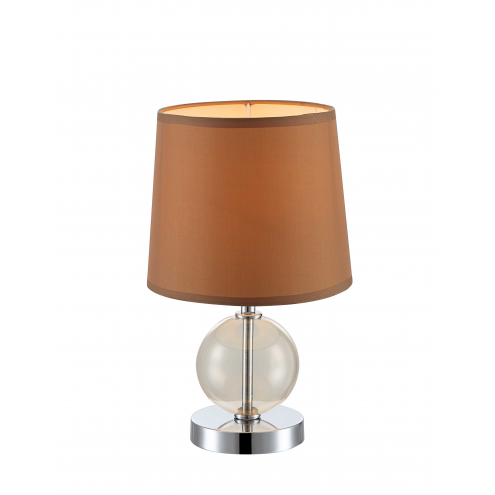Настольная лампа Globo 21668, коричневый, E14, 1x40W