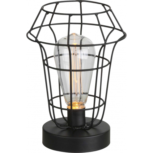 Настольная лампа декоративная Globo 28195, черный, LED, 1x0,06W