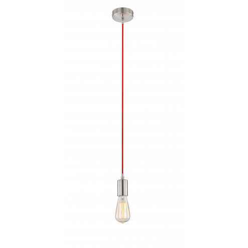 Светильник подвесной Globo A13, матовый никель, E27, 1x60W