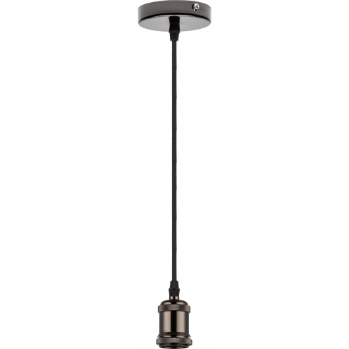 Светильник подвесной Globo A16, черный хром, E27, 1x60W