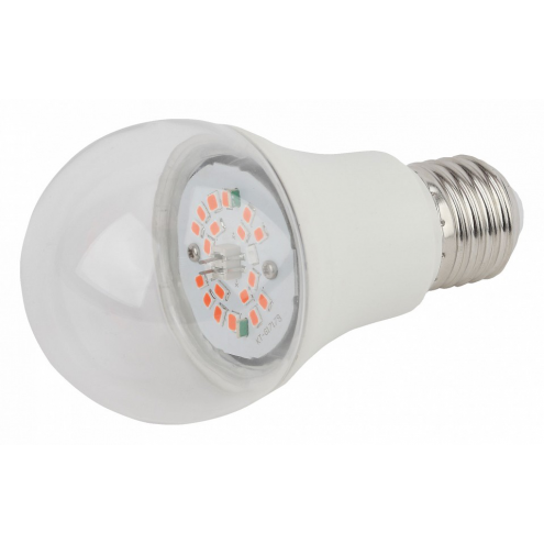 Лампа светодиодная Эра  E27 12Вт 1310K A60-12S 9W DR/B PPF1.4umol/J Filcker 10%