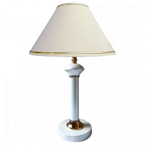 Настольная лампа декоративная Eurosvet 60019 60019/1 глянцевый белый